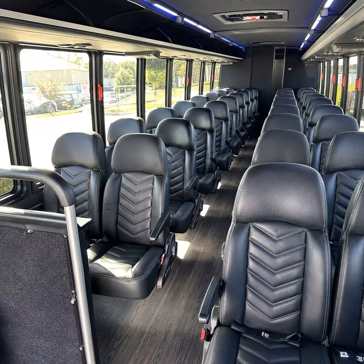 28 passenger minibus inside