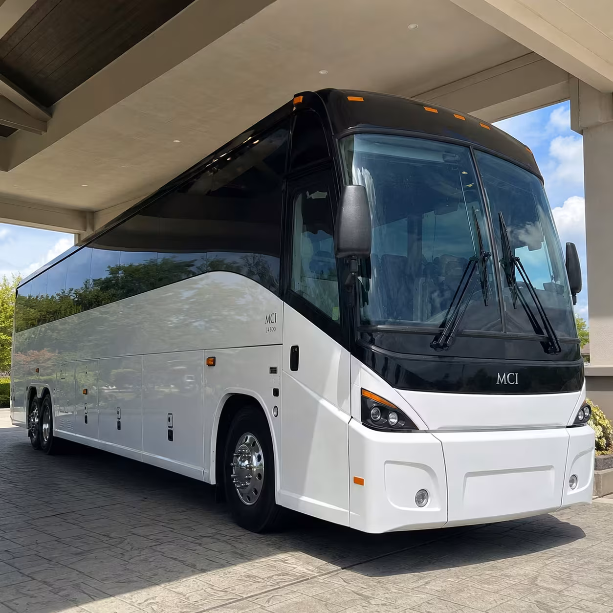 56 passenger charter bus