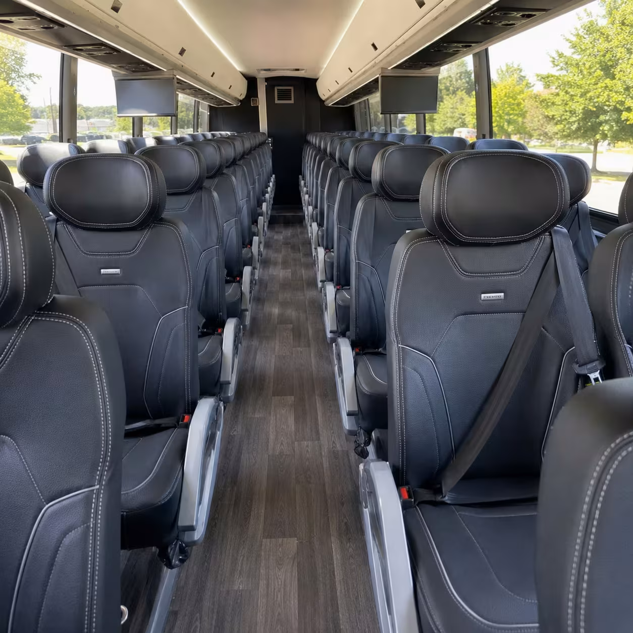 watsonville charter bus rental interior